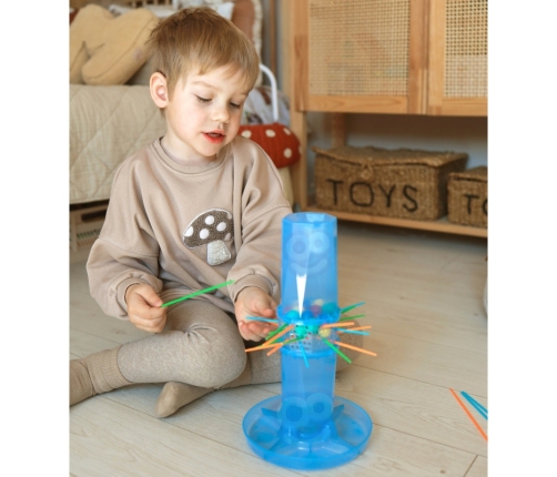 WOOPIE Gra Zręcznościowa Spadające Kulki Bierki Wyjmij Patyczki