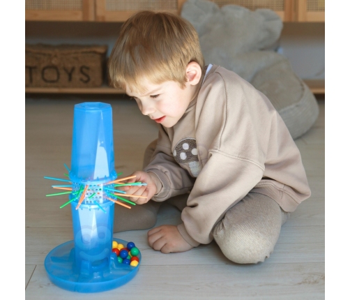 WOOPIE Gra Zręcznościowa Spadające Kulki Bierki Wyjmij Patyczki