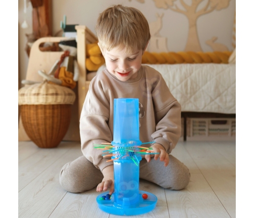 WOOPIE Gra Zręcznościowa Spadające Kulki Bierki Wyjmij Patyczki