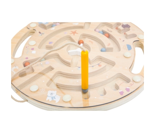 VIGA PolarB Drewniany Labirynt Magnetyczny