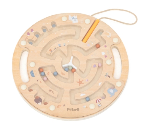 VIGA PolarB Drewniany Labirynt Magnetyczny