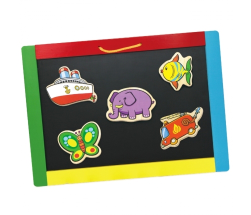 VIGA Drewniane Magnesy Zwierzęta zestaw 20 elementów