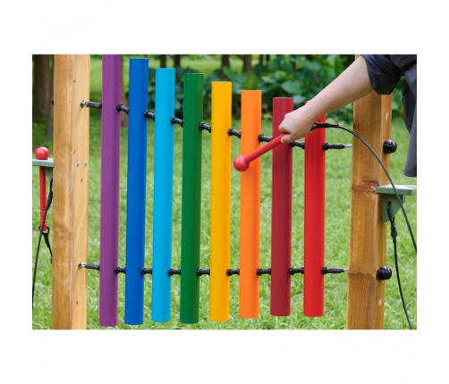 MASTERKIDZ Tęczowe Dzwonki Kolorowa Tablica Do Grania