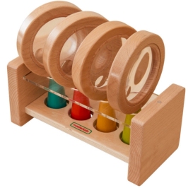 Zestaw Drewnianych Lup z Pojemnikiem