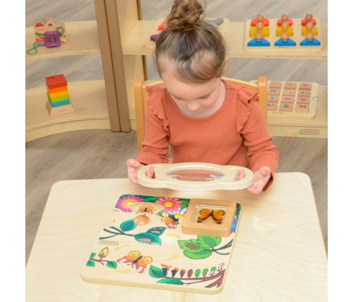 MASTERKIDZ Duża Drewniana Lupa Discovery