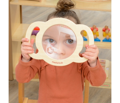 MASTERKIDZ Duża Drewniana Lupa Discovery