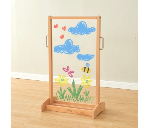 MASTERKIDZ Okno Do Malowania Sztaluga Dwustronna