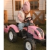 Traktors ar pedāļiem ar piekabi FALK Country Star Pink