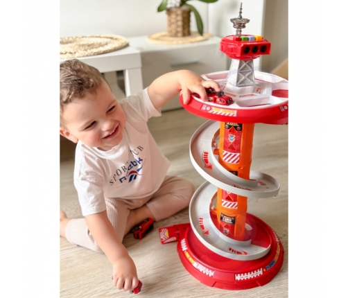 WOOPIE Tor Spirala Garaż dla Samochodzików 3 szt.