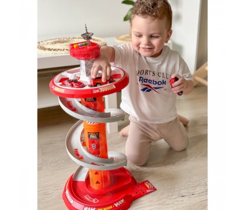 WOOPIE Tor Spirala Garaż dla Samochodzików 3 szt.