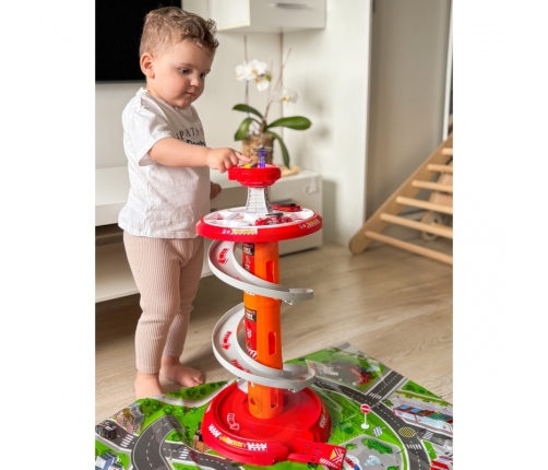 WOOPIE Tor Spirala Garaż dla Samochodzików 3 szt.