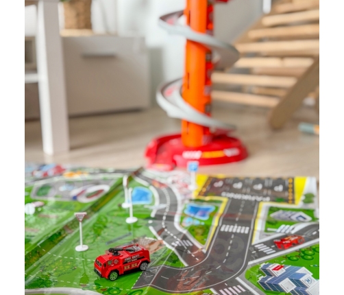 WOOPIE Tor Spirala Garaż dla Samochodzików 3 szt.