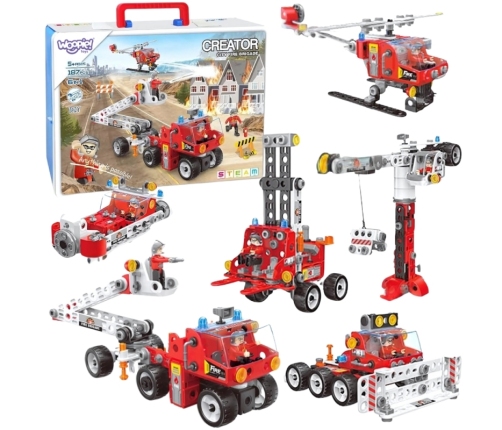 WOOPIE Zestaw Konstrukcyjny Creator City Fire Brigade