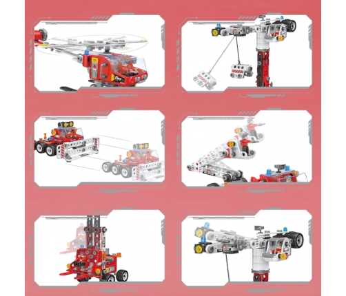 WOOPIE Zestaw Konstrukcyjny Creator City Fire Brigade