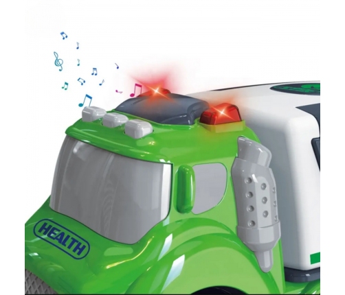 WOOPIE Śmieciarka CITY TRUCK Efekty Dźwiękowe i Świetlne