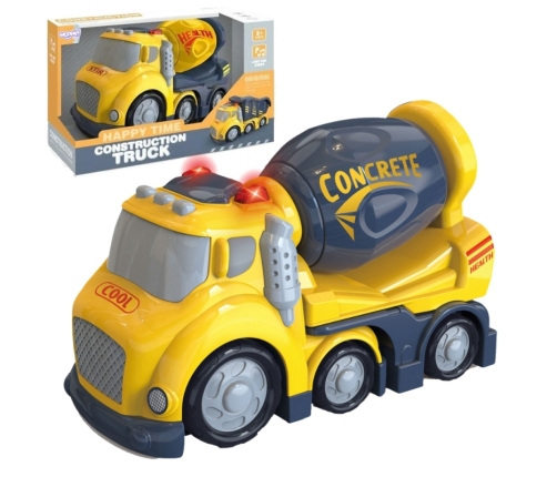 WOOPIE Betoniarka City Truck Efekty Dźwiękowe i Świetlne