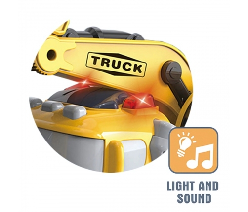 WOOPIE Koparka City Truck Efekty Dźwiękowe i Świetlne