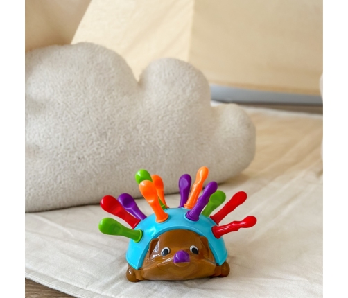 WOOPIE Gra Zręcznościowa Jeżyk Sorter Montessori Nauka Liczb i Kolorów 4w1