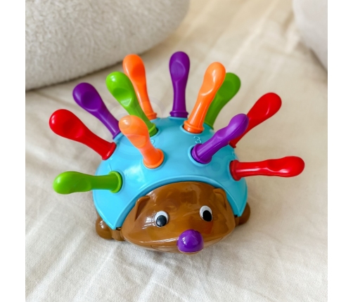 WOOPIE Gra Zręcznościowa Jeżyk Sorter Montessori Nauka Liczb i Kolorów 4w1