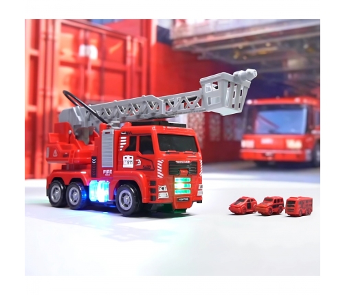 WOOPIE Interaktywny Wóz Strażacki z Ruchomą Drabiną