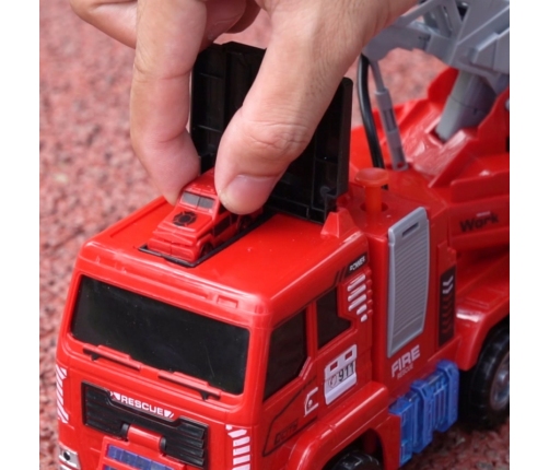 WOOPIE Interaktywny Wóz Strażacki z Ruchomą Drabiną