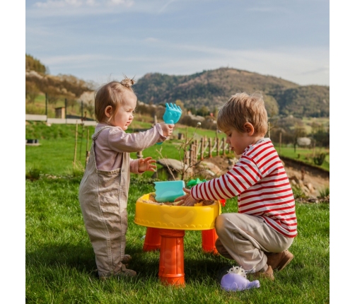 WOOPIE Attīstošs galds ar smilškasti 2in1