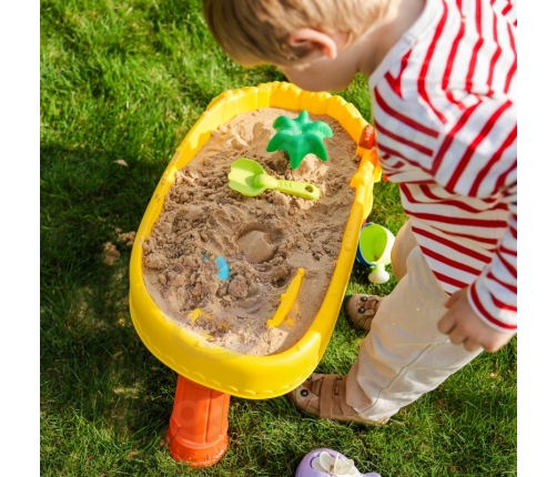 WOOPIE Attīstošs galds ar smilškasti 2in1