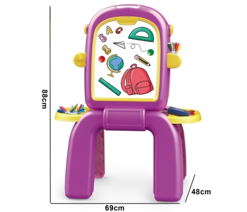 Tablica 2w1 Dwustronna Tablica Do Malowania