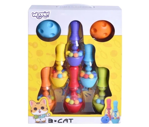 WOOPIE Kolorowe Kręgle Dla Dzieci 8 el.