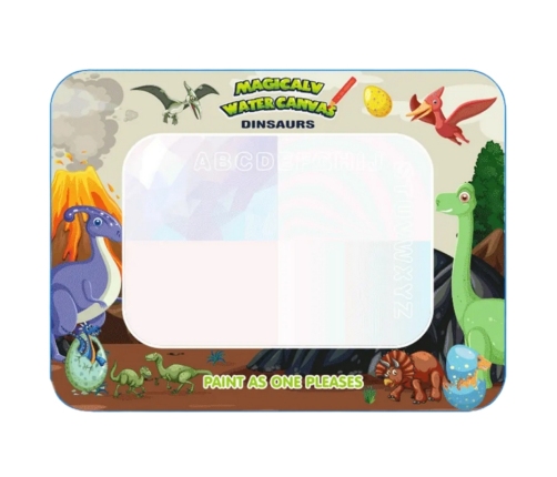 WOOPIE Magiczna Mata do Malowania Wodą XXL Pieczątki Cyferki 100cm