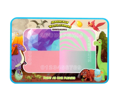 WOOPIE Magiczna Mata do Malowania Wodą XXL Pieczątki Cyferki 100cm