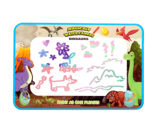 WOOPIE Magiczna Mata do Malowania Wodą XXL Pieczątki Cyferki 100cm