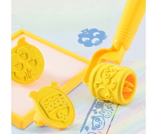 WOOPIE Magiczna Mata do Malowania Wodą XXL Pieczątki Cyferki 100cm