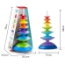 WOOPIE BABY Kolorowa Wieża Układanka Piramidka Edukacyjna 18m+