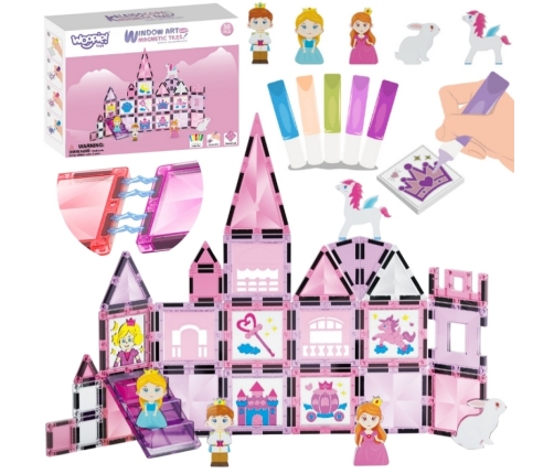 WOOPIE Magnetyczny Zestaw Konstrukcyjny Zbuduj Zamek