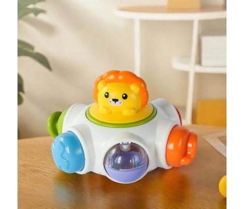 WOOPIE BABY Kosmiczna Rakieta Aktywności - Edukacyjna Kostka Sensoryczna 18m+