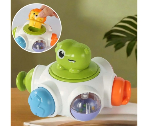 WOOPIE BABY Kosmiczna Rakieta Aktywności - Edukacyjna Kostka Sensoryczna 18m+