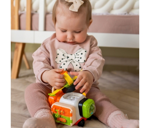 WOOPIE BABY Montessori Manipulacyjny Zestaw Konstrukcyjny Samochód Kotek 1