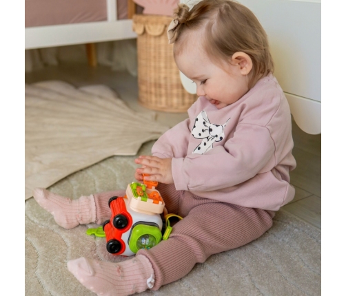 WOOPIE BABY Montessori Manipulacyjny Zestaw Konstrukcyjny Samochód Kotek 1