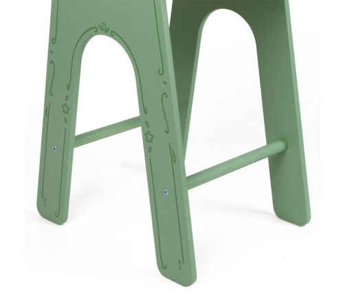 CLASSIC WORLD Drewniane Krzesełko Vintage do Karmienia dla Lalek