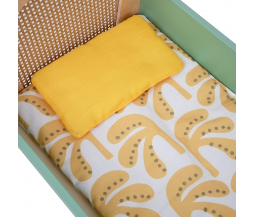 CLASSIC WORLD Drewniana Kołyska Vintage Łóżeczko dla Lalek