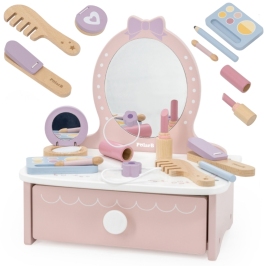 Viga Drewniana Toaletka z Akcesoriami Kącik Małej Księżniczki Viga Drewniana Toaletka z Akcesoriami Kącik Małej Księżniczki