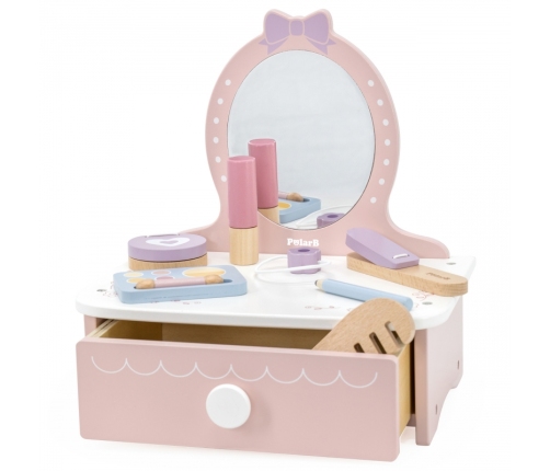 Viga Drewniana Toaletka z Akcesoriami Kącik Małej Księżniczki