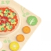 CLASSIC WORLD Drewniana Pizza do Krojenia Układanka Warzywa 22 el.