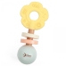 CLASSIC WORLD Drewniana Pastelowa Grzechotka Gryzak 2w1 Kwiatuszek