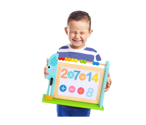 TOOKY TOY  Edukacyjna Tablica Na Biurko + 18 magnetycznych elementów