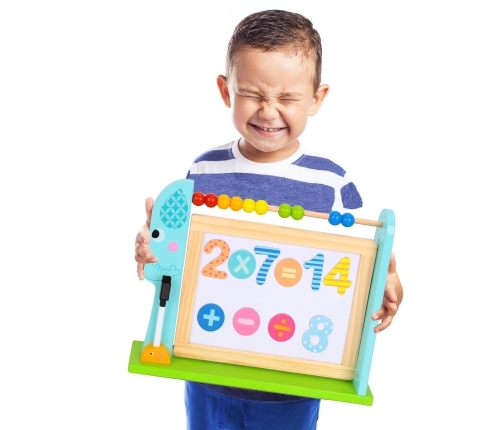 TOOKY TOY  Edukacyjna Tablica Na Biurko + 18 magnetycznych elementów