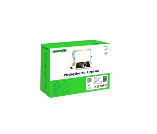 TOOKY TOY  Edukacyjna Tablica Na Biurko + 18 magnetycznych elementów