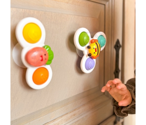 WOOPIE BABY Spiner Zabawka Sensoryczna Edukacyjna 3w1