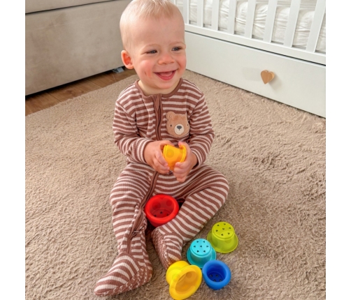 TOOKY TOY Box Pudełko XXL Montessori Edukacyjne 6w1 Sensoryczne 13-15 Mies